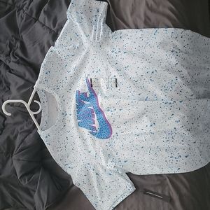 Nike Blue Paint Platter Shirt (Large)